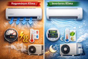 Inverteres vs hagyományos klíma